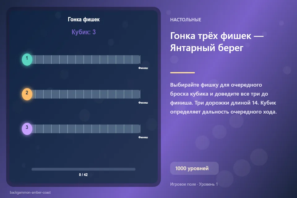 Гонка трёх фишек — Янтарный берег