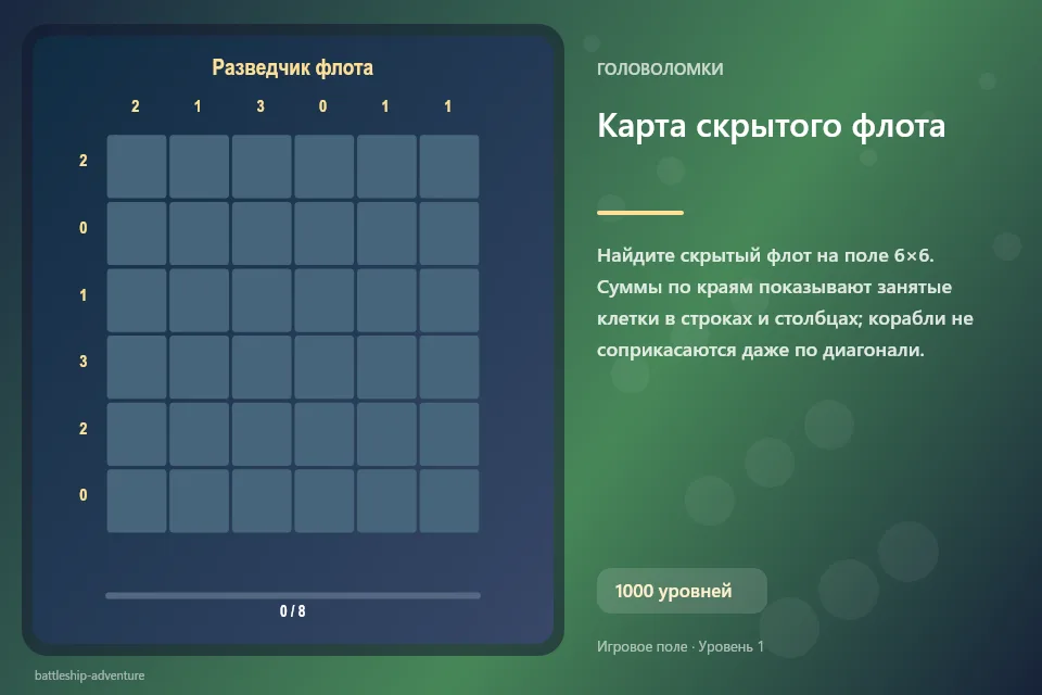 Карта скрытого флота