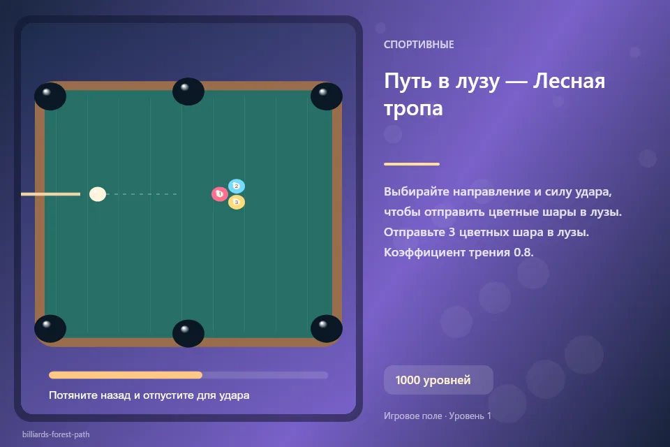 Путь в лузу — Лесная тропа