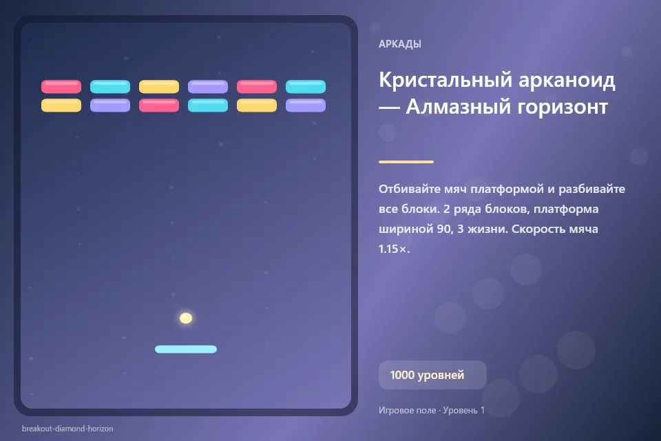 Кристальный арканоид — Алмазный горизонт