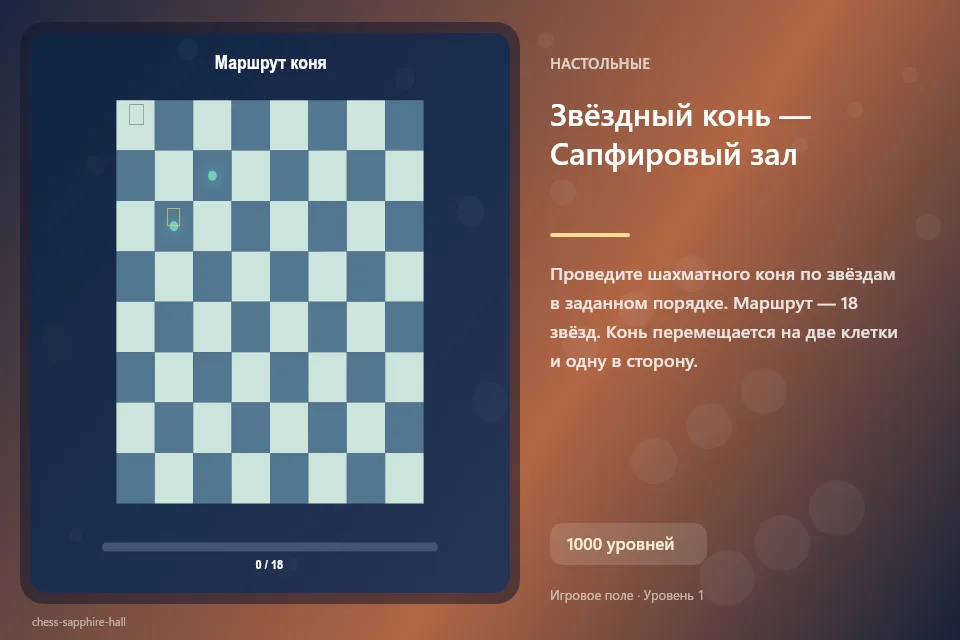 Звёздный конь — Сапфировый зал