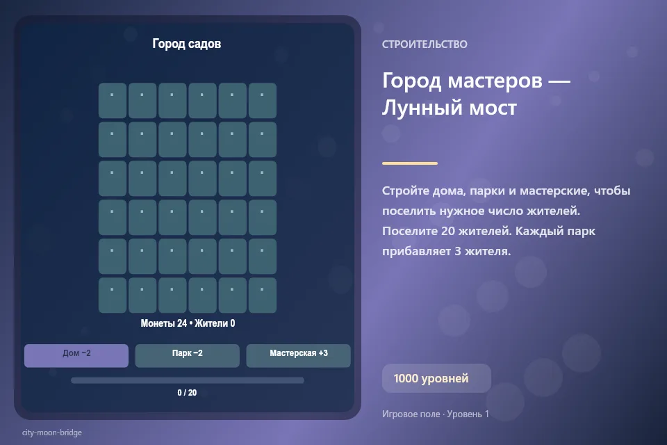 Город мастеров — Лунный мост