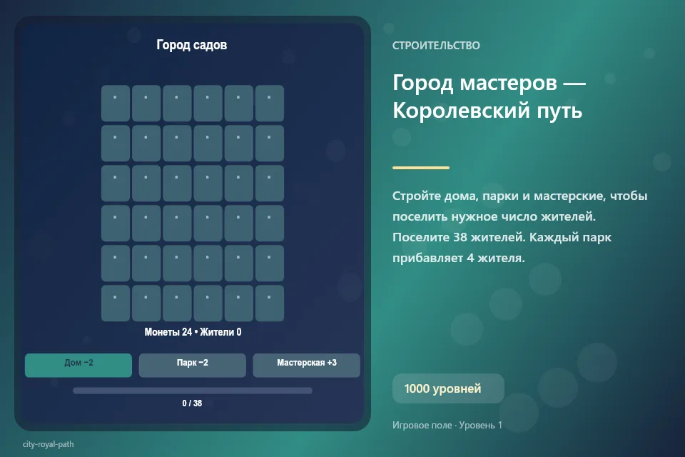 Город мастеров — Королевский путь