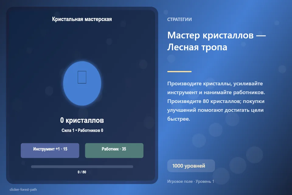 Мастер кристаллов — Лесная тропа