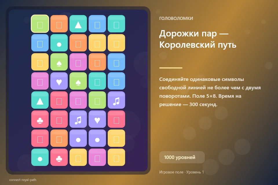 Дорожки пар — Королевский путь