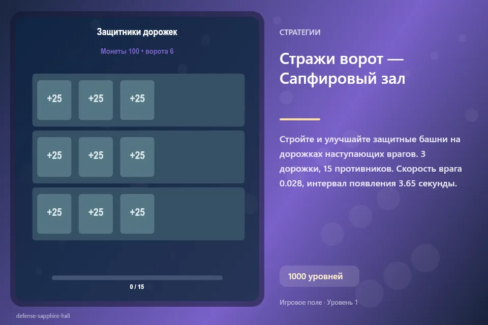 Стражи ворот — Сапфировый зал