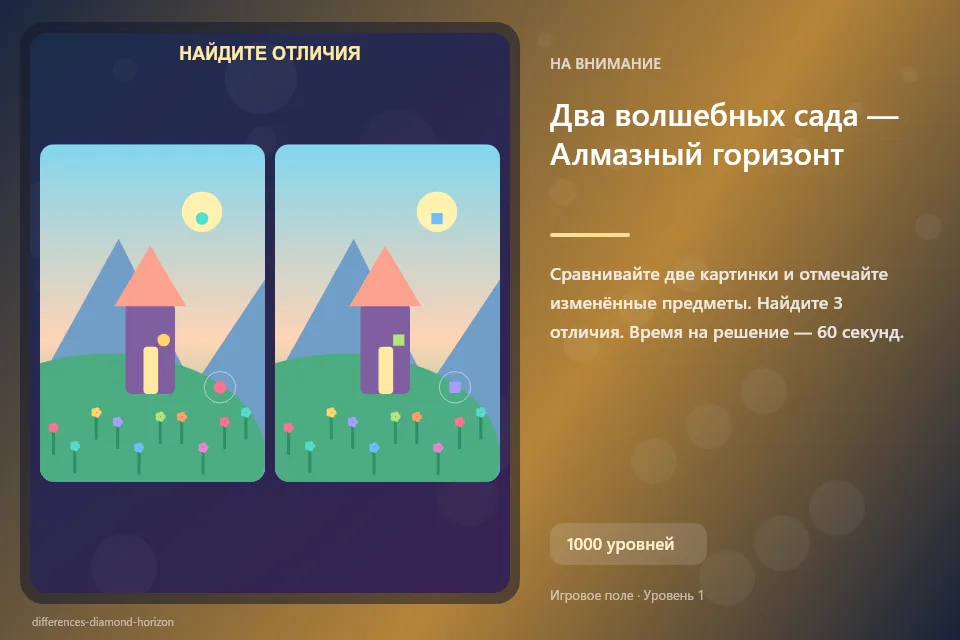 Два волшебных сада — Алмазный горизонт
