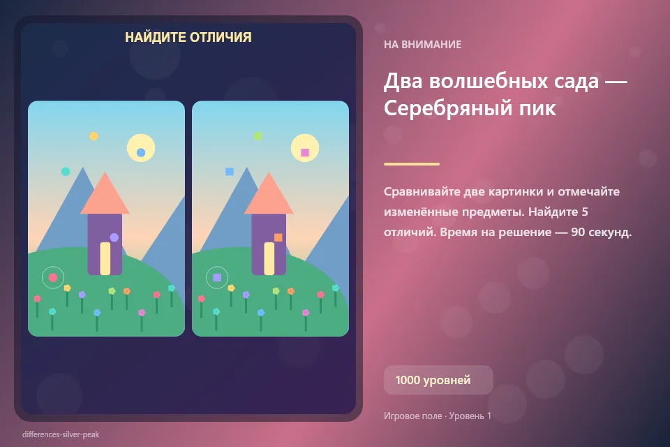 Два волшебных сада — Серебряный пик
