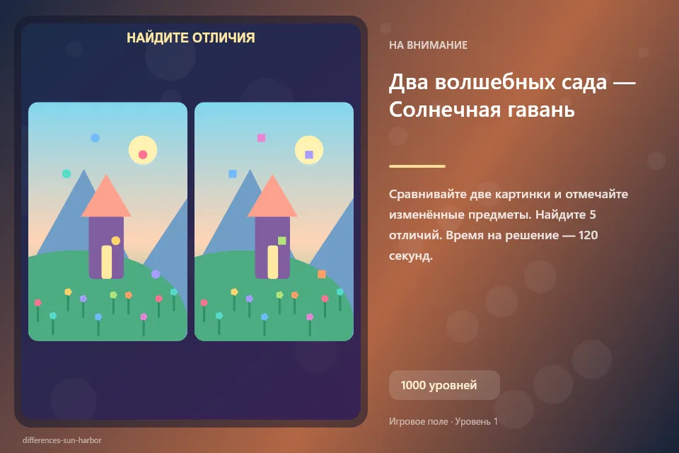 Два волшебных сада — Солнечная гавань