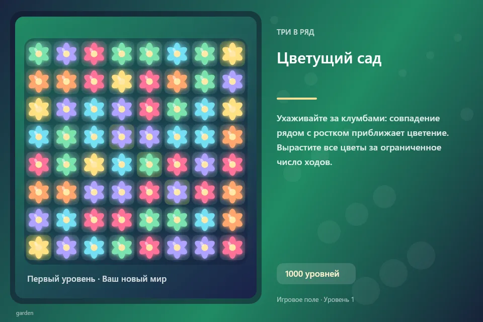 Цветущий сад