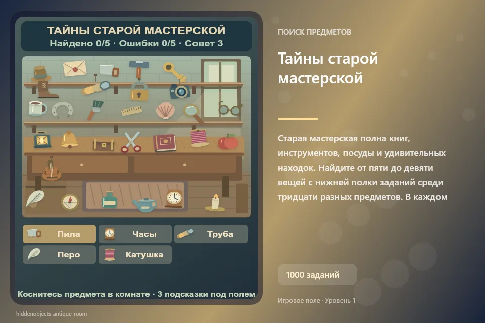 Тайны старой мастерской