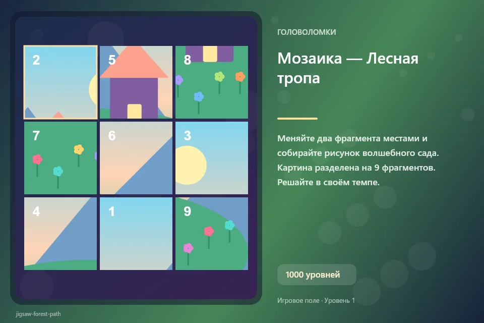Мозаика — Лесная тропа