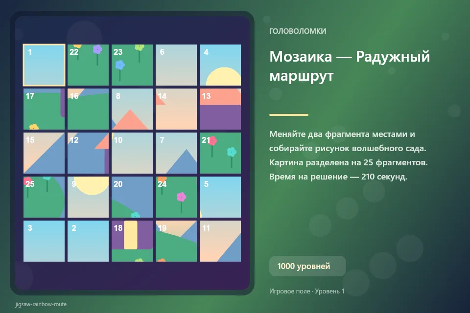 Мозаика — Радужный маршрут