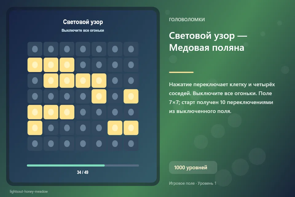 Световой узор — Медовая поляна