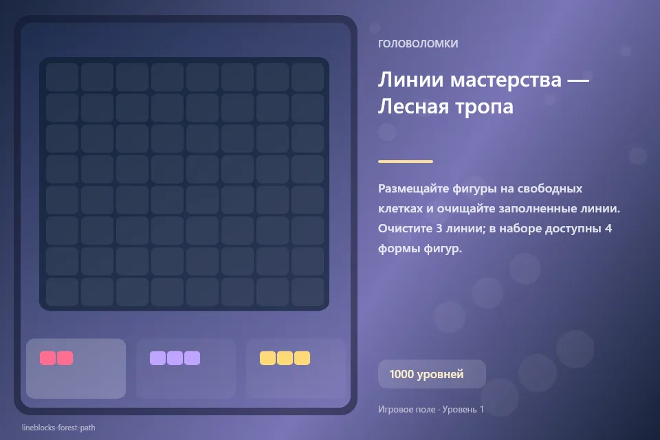 Линии мастерства — Лесная тропа