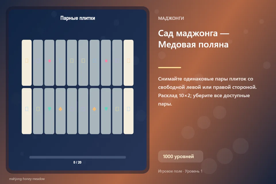 Сад маджонга — Медовая поляна