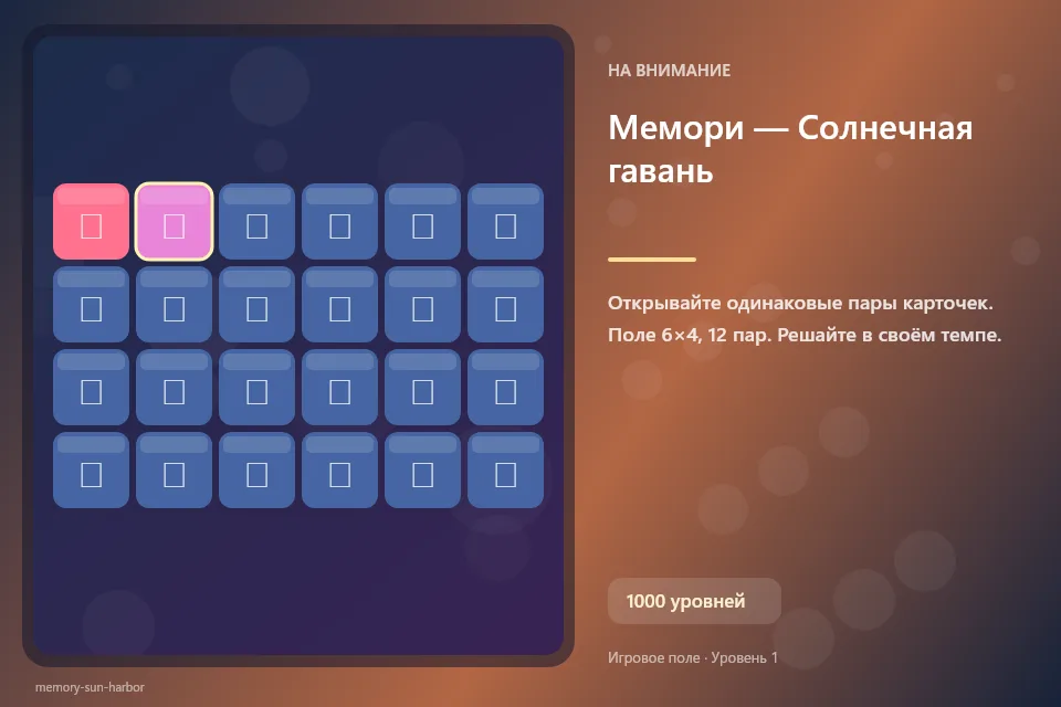 Мемори — Солнечная гавань