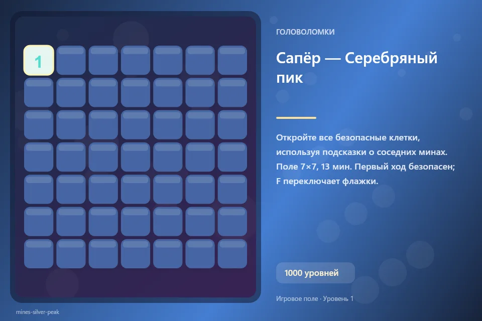 Сапёр — Серебряный пик