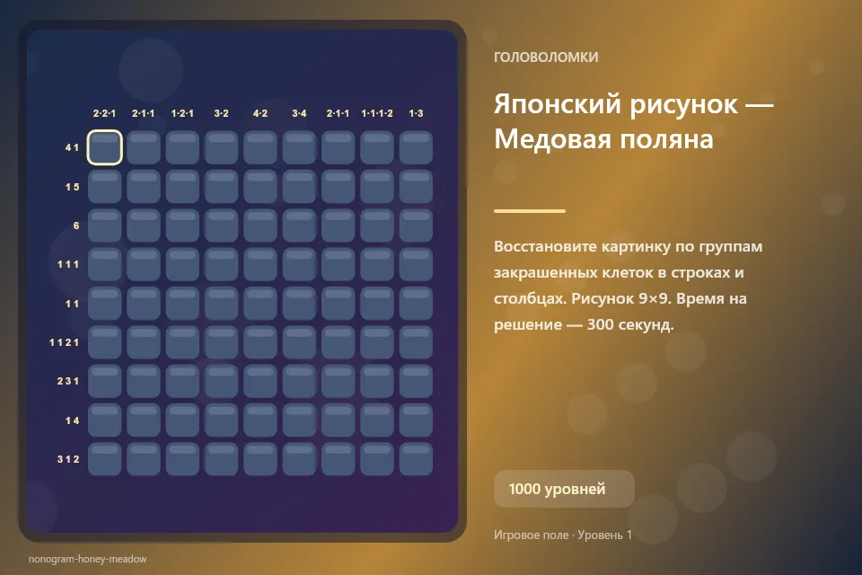 Японский рисунок — Медовая поляна
