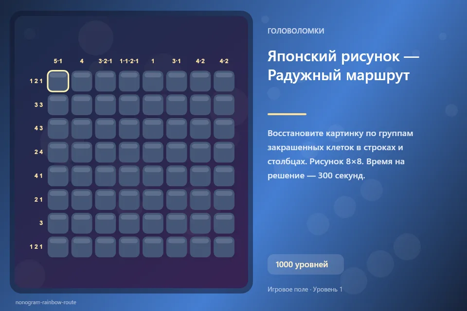 Японский рисунок — Радужный маршрут