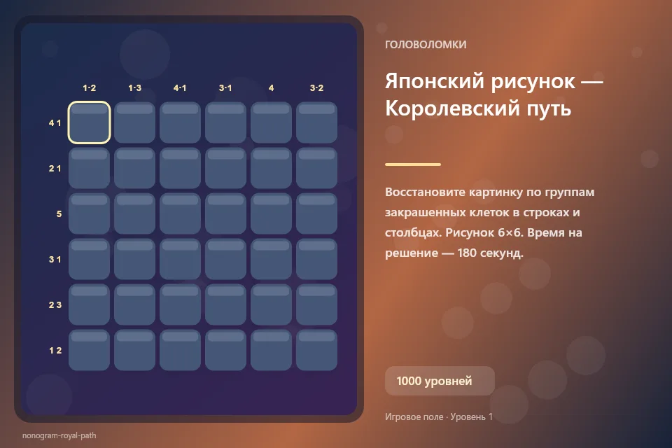 Японский рисунок — Королевский путь