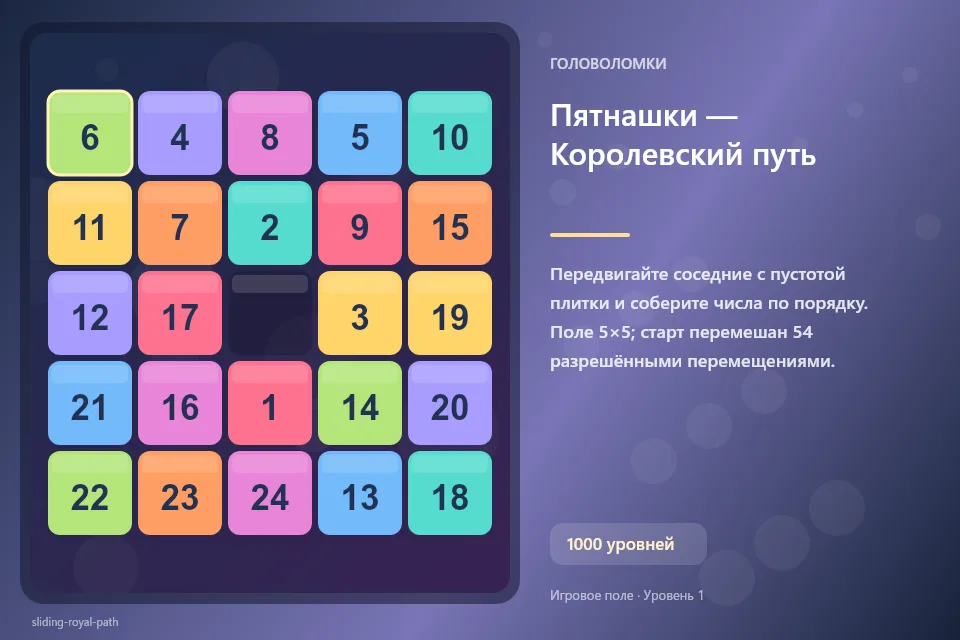 Пятнашки — Королевский путь