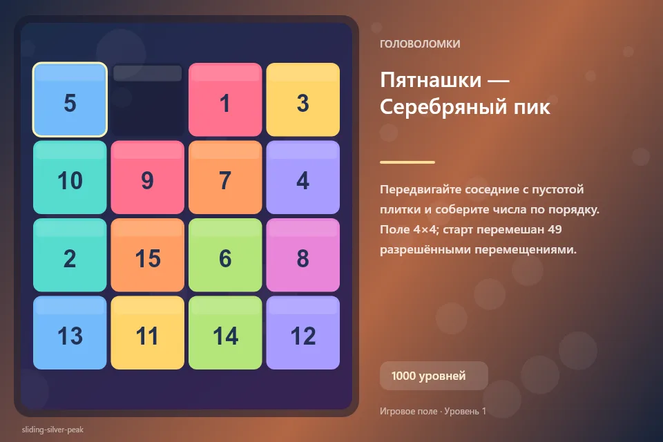 Пятнашки — Серебряный пик