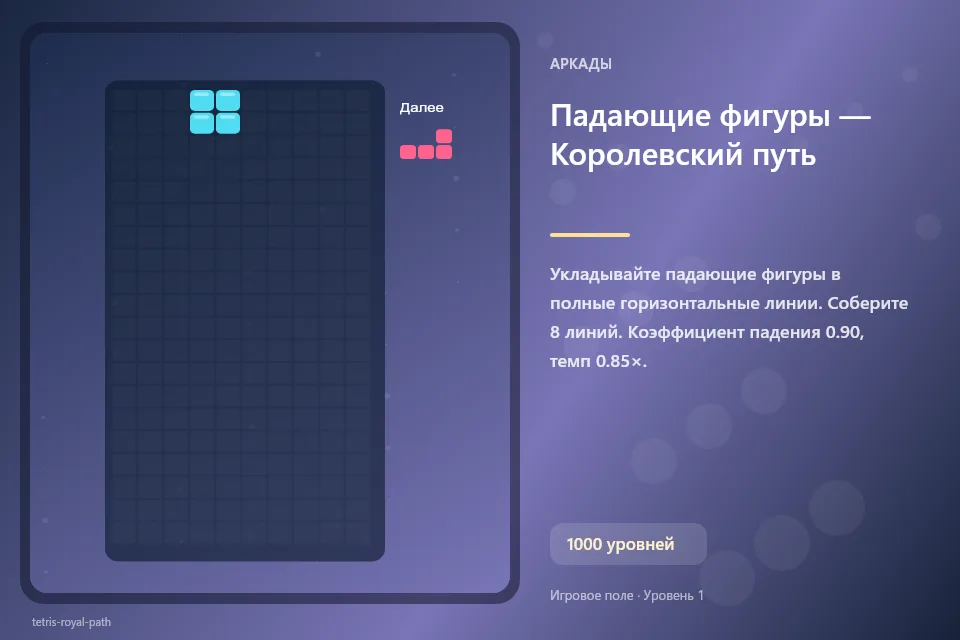 Падающие фигуры — Королевский путь