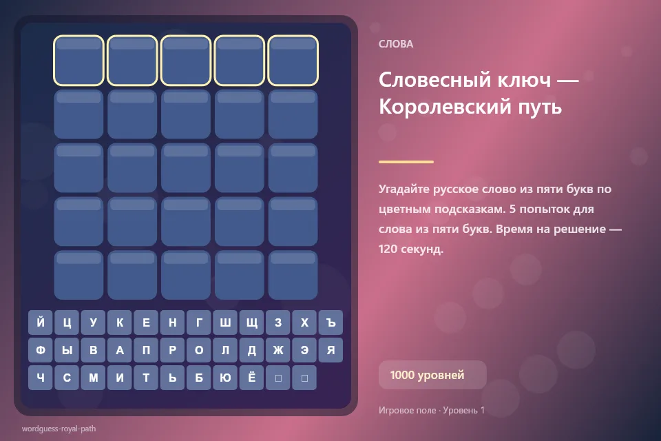 Словесный ключ — Королевский путь