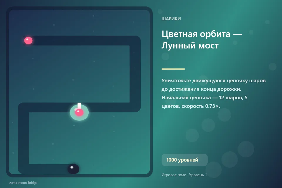 Цветная орбита — Лунный мост