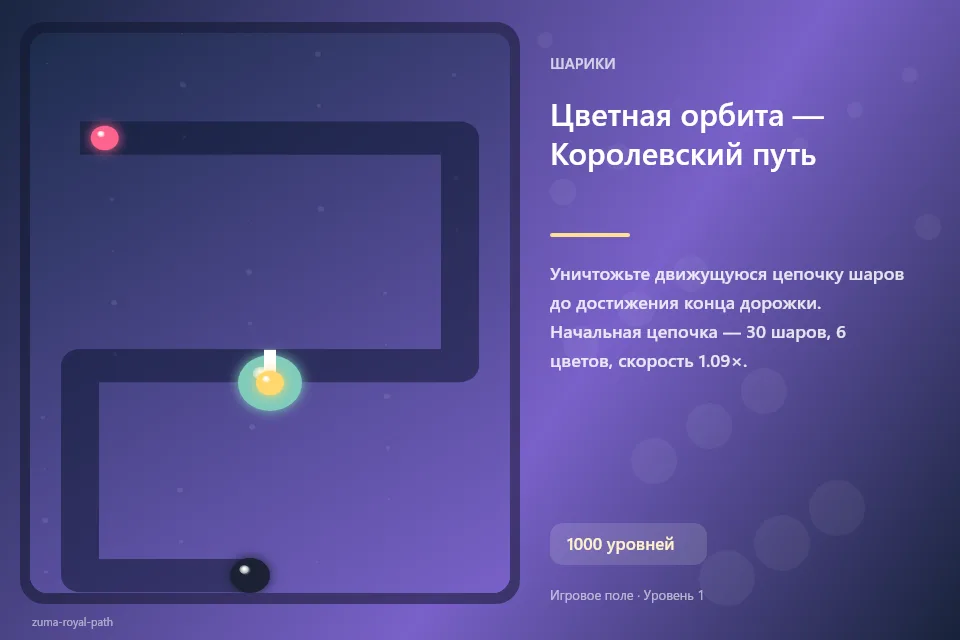 Цветная орбита — Королевский путь
